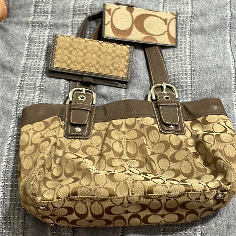 Brown Patterned Women's Bag